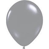 Globos lisos grises 10u